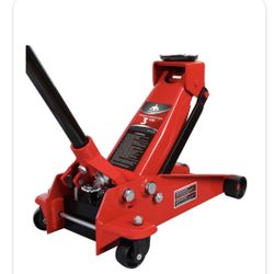 Jack Boss Floor Jack 3 Ton Capacity Fast Lift Service Jack Steel Heavy Duty Hydraulic Car Jack