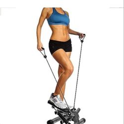 The BalanceFrom Adjustable Stepper Stepping Machine with Resistance Bands 