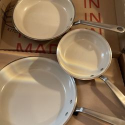 MadeIn Ceramiclad 3 Piece Italian Cookware 