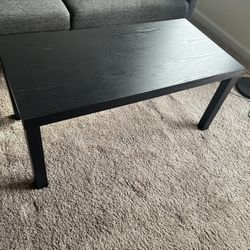 Simple Black Coffee Table