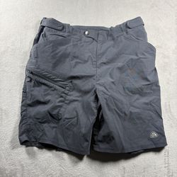 Vintage Nike ACG Cargo Shorts Belted Women's Large Gray Hiking Outdoor Y2K #1A