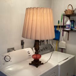 Vintage Bronze Lamp Good Condition  33” L