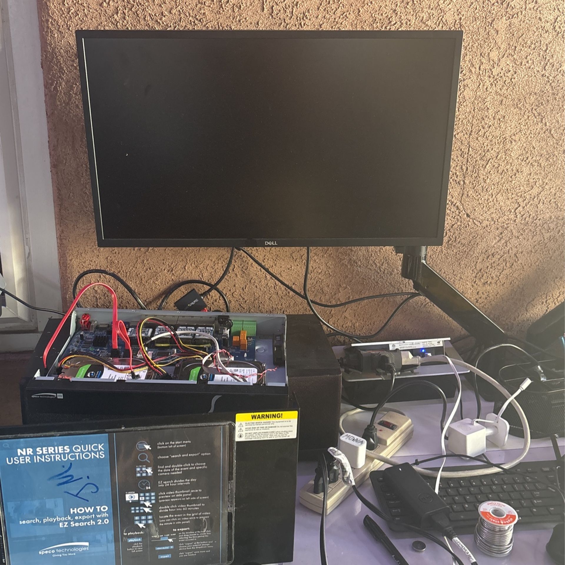 Desktop Computer & Surveillance Cameras