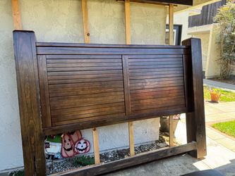 Cal king bed frame - pickup only  $75 (OBO)