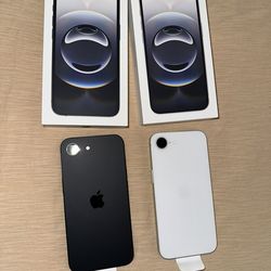 Apple iPhone 16E Black Or White Unlocked $600 Each Bonus New Glass Screen Protector I Can Come To You