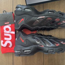 Supreme Air Max 96 Black Size 11 With Socks