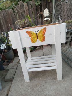 Wood planters