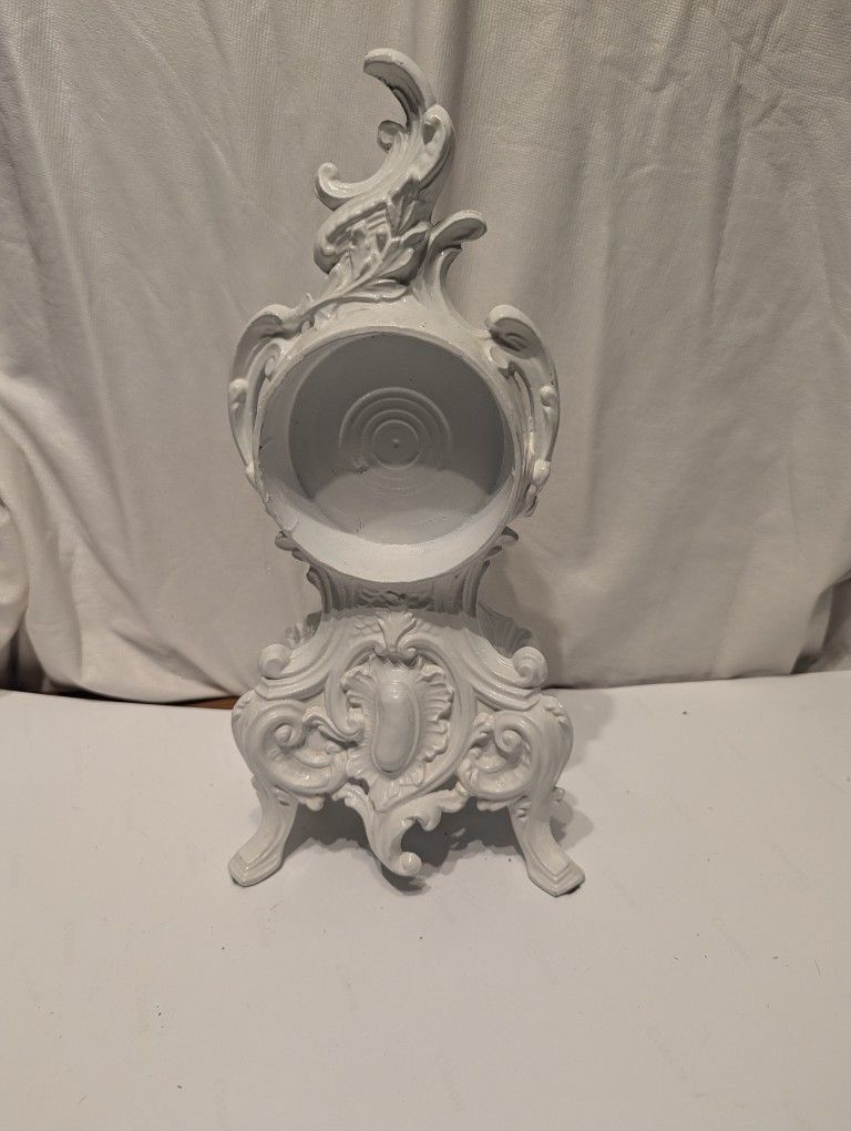 Antique Clock Base Very Heavy Clock Face
