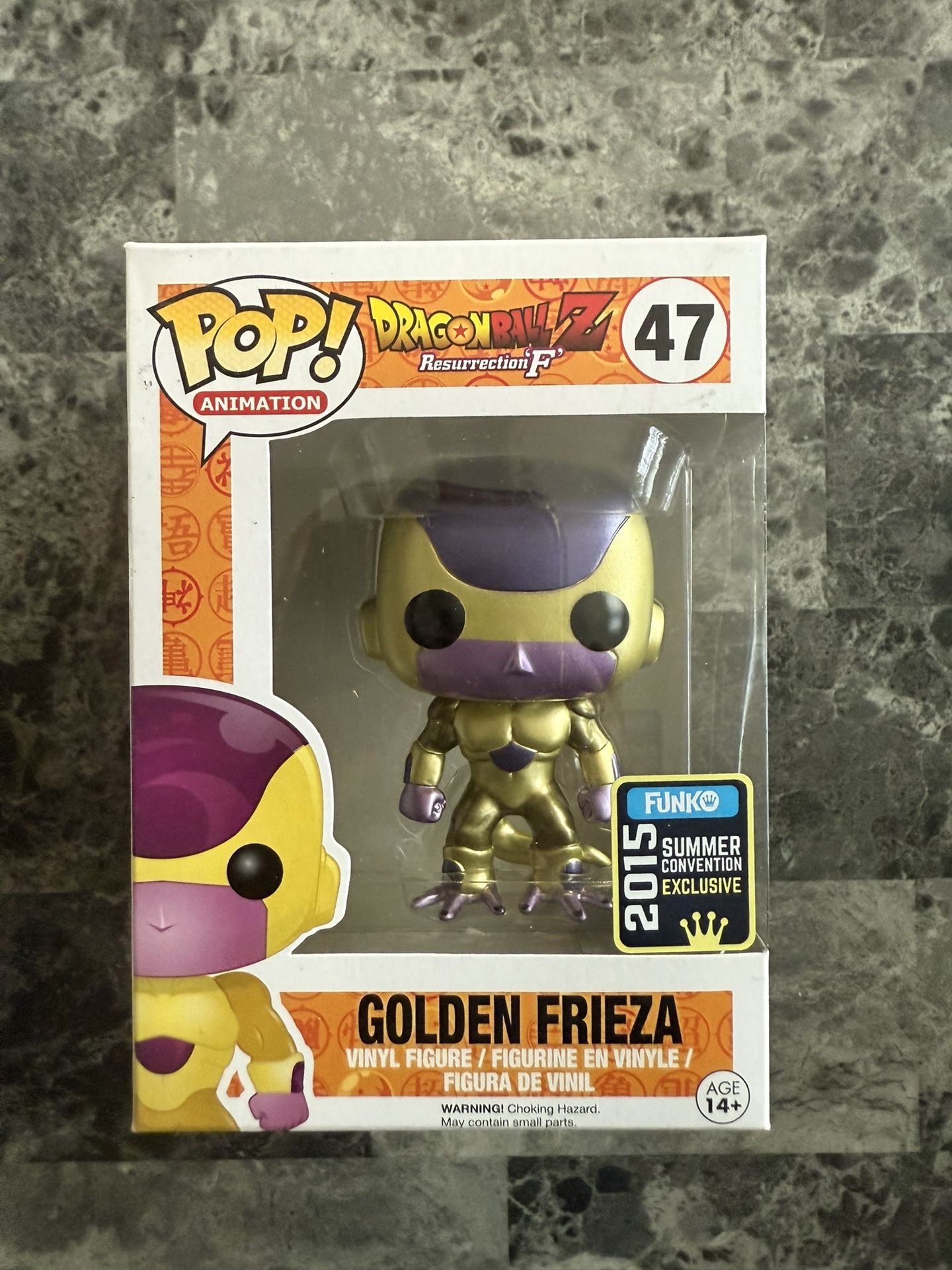 Funko Pop Anime #47 Golden Frieza 2015 Summer Convention Exclusive