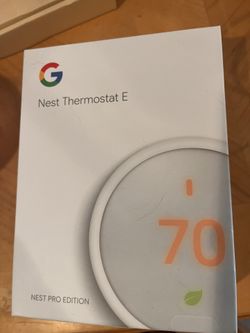 Google Nest Thermostat E