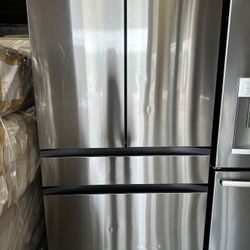 💯BIG SALE💥 REFRIGERATOR SAMSUNG BESPOKE 4 DOOR WITH  BEVERAGE CENTER /used 90 Days Warranty 🤩💫