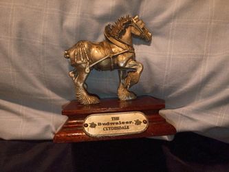 1980 vintage Budweiser Clydesdale
