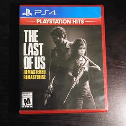 The Last of Us Remastered - PS4 Game (cash only)