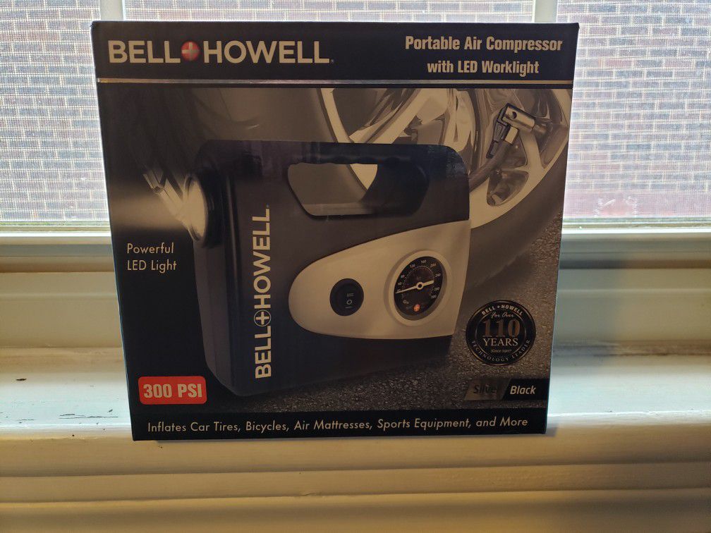 Bell and Howell portable air compressor