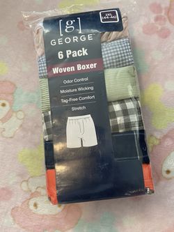 GEORGE Mens Woven Boxers (High Quality) 6 Pack NEW for Sale in Las