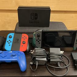 Nintendo switch and accessories