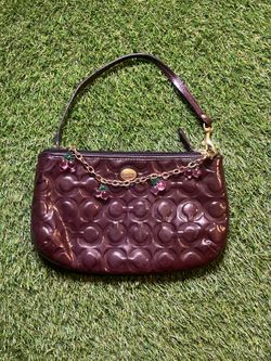 Vintage purple coach bag!
