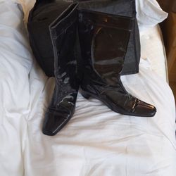 Vintage Dolce & Gabbana Patent Leather Boots