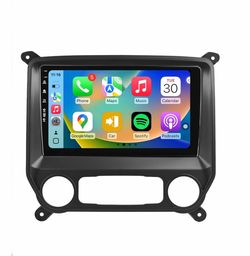 Car Stereo Radio Chevrolet Silverado GMC Sierra 2014 2015 2016 2017 2018 Wireless CarPlay Android Auto, 10” Touchscreen Head Units, Backup Camera