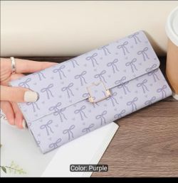Purple woman wallet