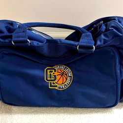 Grand Ledge Basketball Duffle Bag (Navy/Yellow Logo)