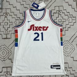 Joel Embiid Philadelphia 76ers Nike 24-25 City Edition Authentic Jersey Youth XL