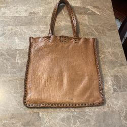 Officina Origi Brown Genuine Leather Bag - Made In Italy 
