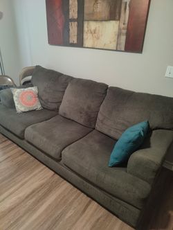 7.5ft x 3.4ft Grey Couch