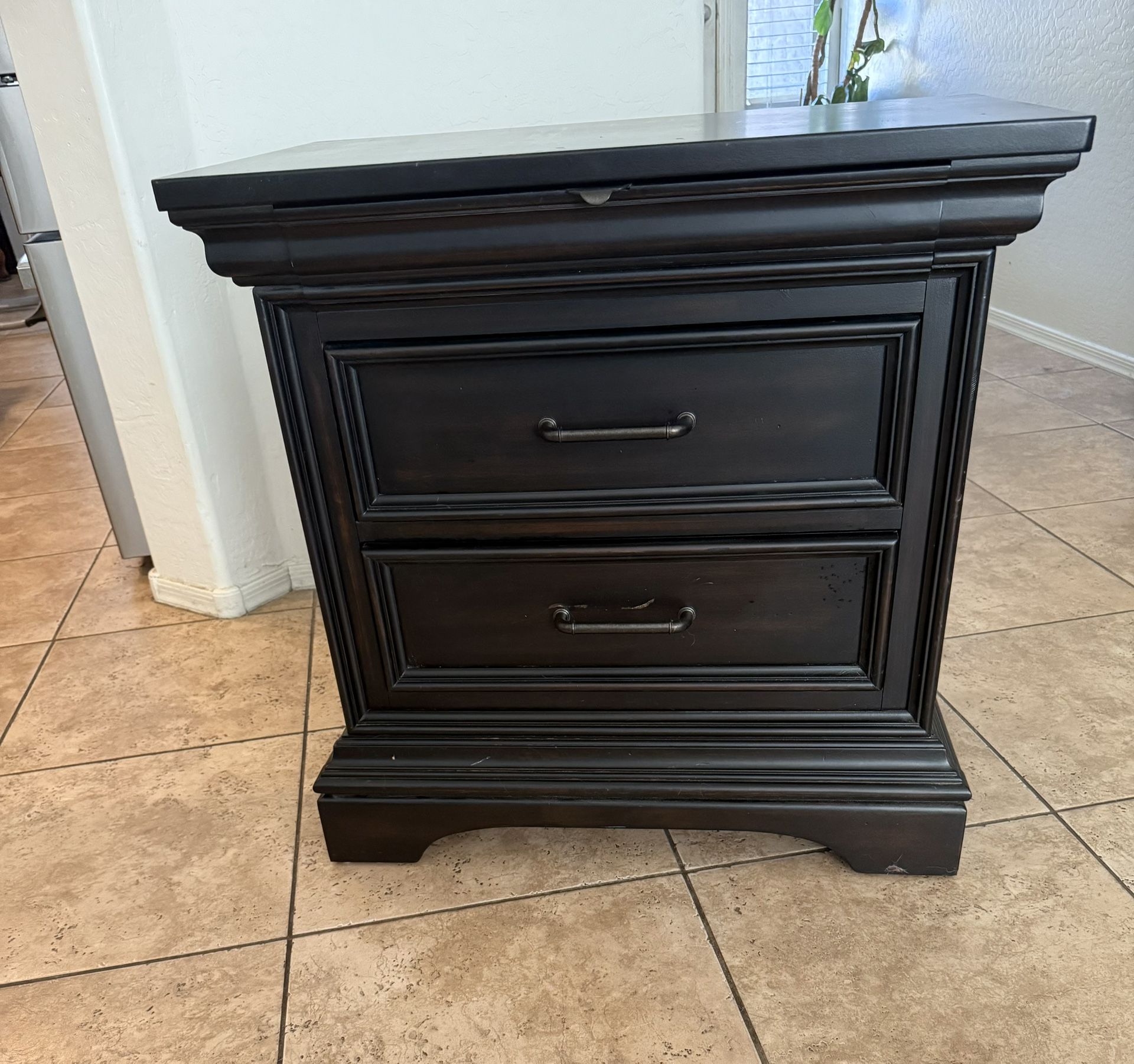 Dark Wood Night Stand