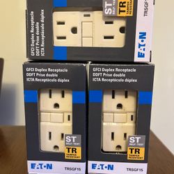 (3) GFI Outlets 15amp 125volt