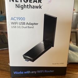 Netgear Nighthawk A7000 WiFi USB Adapter – AC1900, New in Box