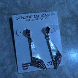 Genuine Marcasite Fine Silver Plated Jewelry