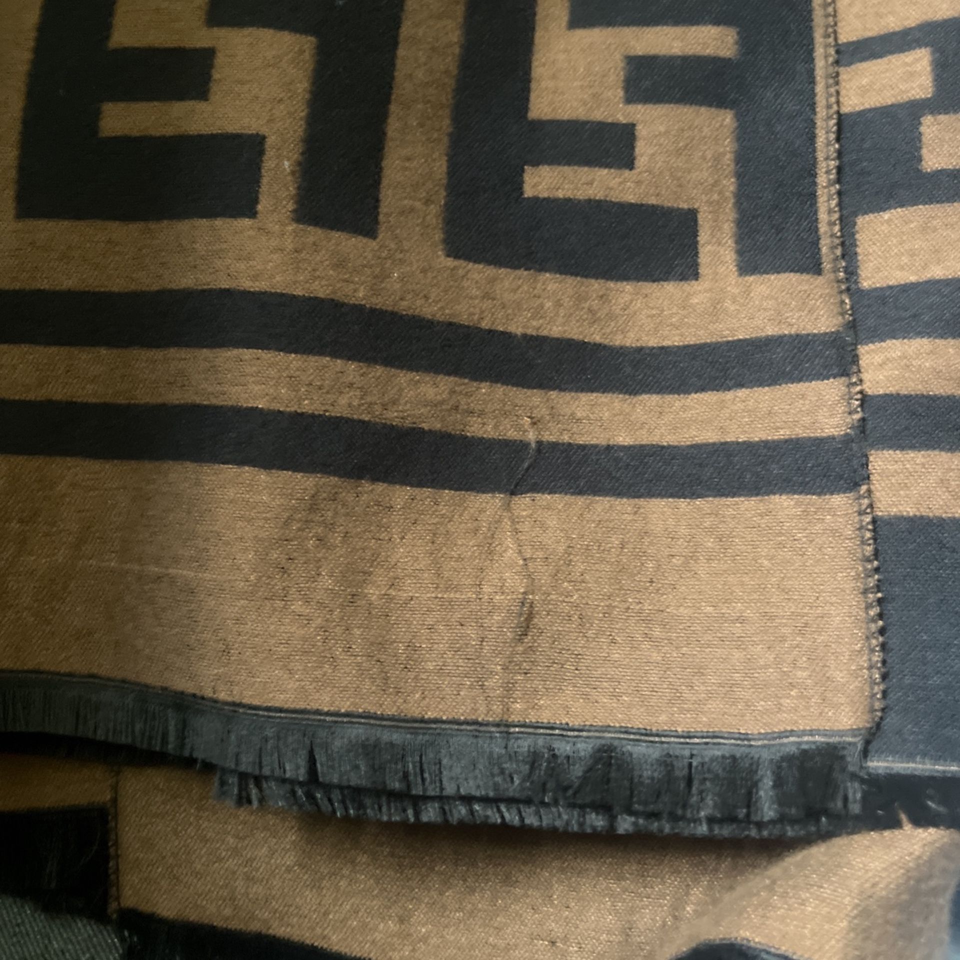 Fendi thick scarf