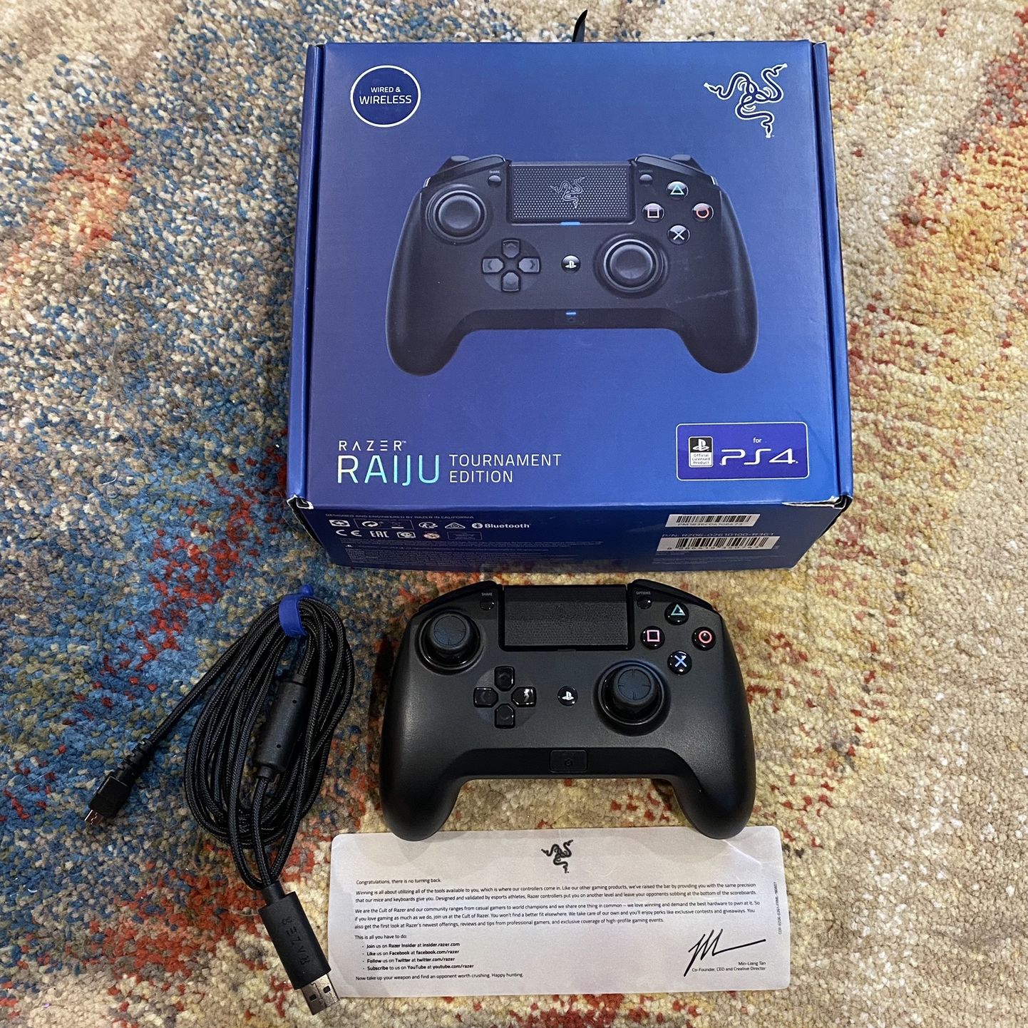 Razer Raiju Tournament Edition 2018 Wireless Wired Gaming