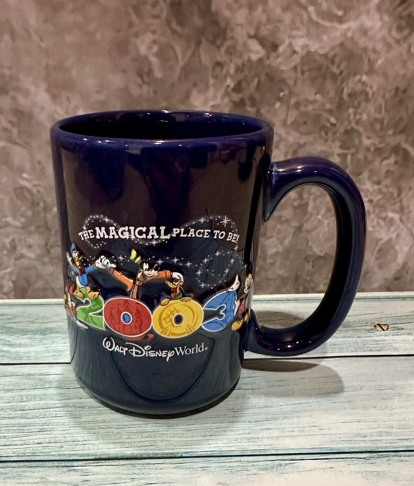 Walt Disney World 2003 Mug - The Magical Place To Be Mug, Disney coffee cup