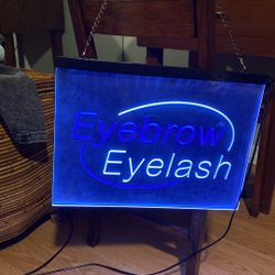 Neon LED Eyebrow Eyelash Sign