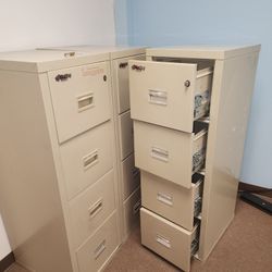 Fire King Turtle File Cabinet