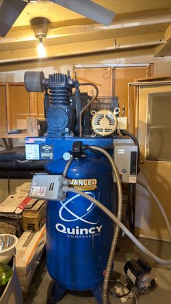 Quincy 5hp 80gal air compressor