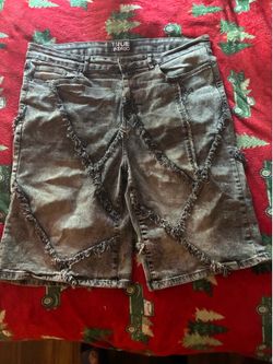 True indigo Jean shorts