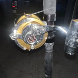 Deep Sea Tuna Fishing Rod And Reel.