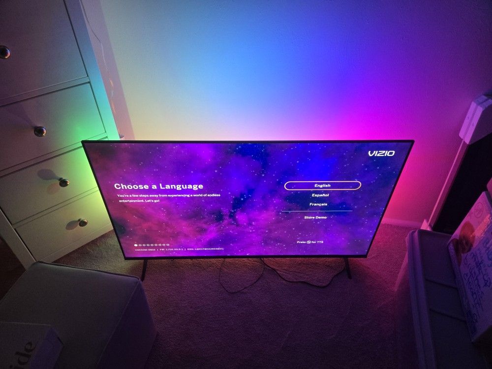 VIZIO 50" Class 4K UHD LED HDR Smart TV with govee backlights