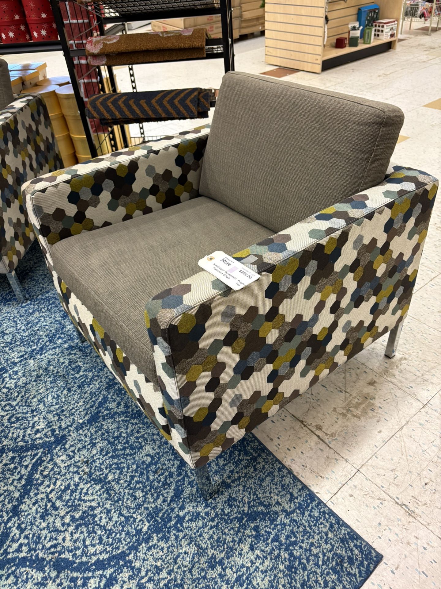 Keilhauer Geometric Patterned Chair