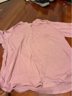 Women’s one XL short sleeve pink shirt