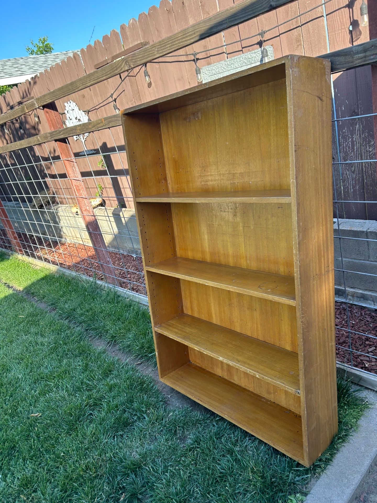 Wooden shelf