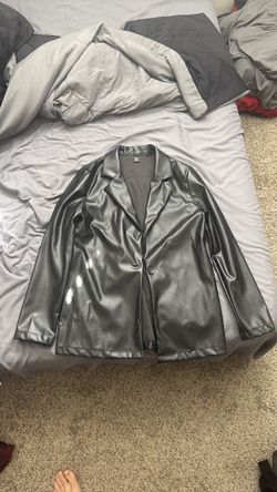 SHEIN pleather xxs jacket