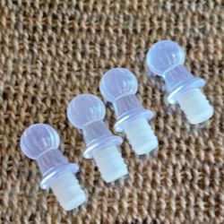 Durable Plastic Triple Seal Bottle Stoppers - 5 Available