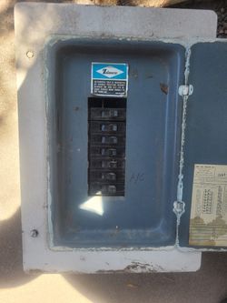 Zinsco Electric Panel And Breakers