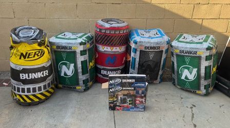 Used Nerf Inflatable Bunker