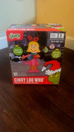 $20 Popular Christmas Cindy Lou Who inflatable 4ft tall