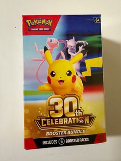 2026 Pokemon Mega Evolution 30th Celebration Booster Bundle